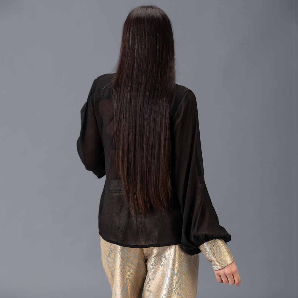 
                  
                    Chiffon Shirt - Black
                  
                
